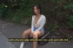 Em hàng xóm thiếu hơi cặc và anh chàng đụ dai